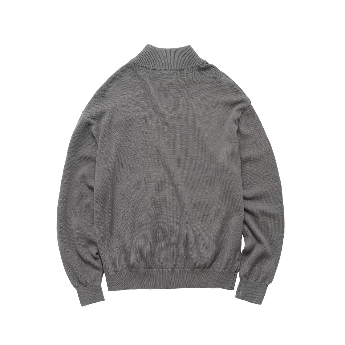 폴리테루 휴먼인덱스 휴먼 루즈드 하프 집 니트 그레이(Polyteru Human Index Human Loosed Half Zip Knit Gray) - 2