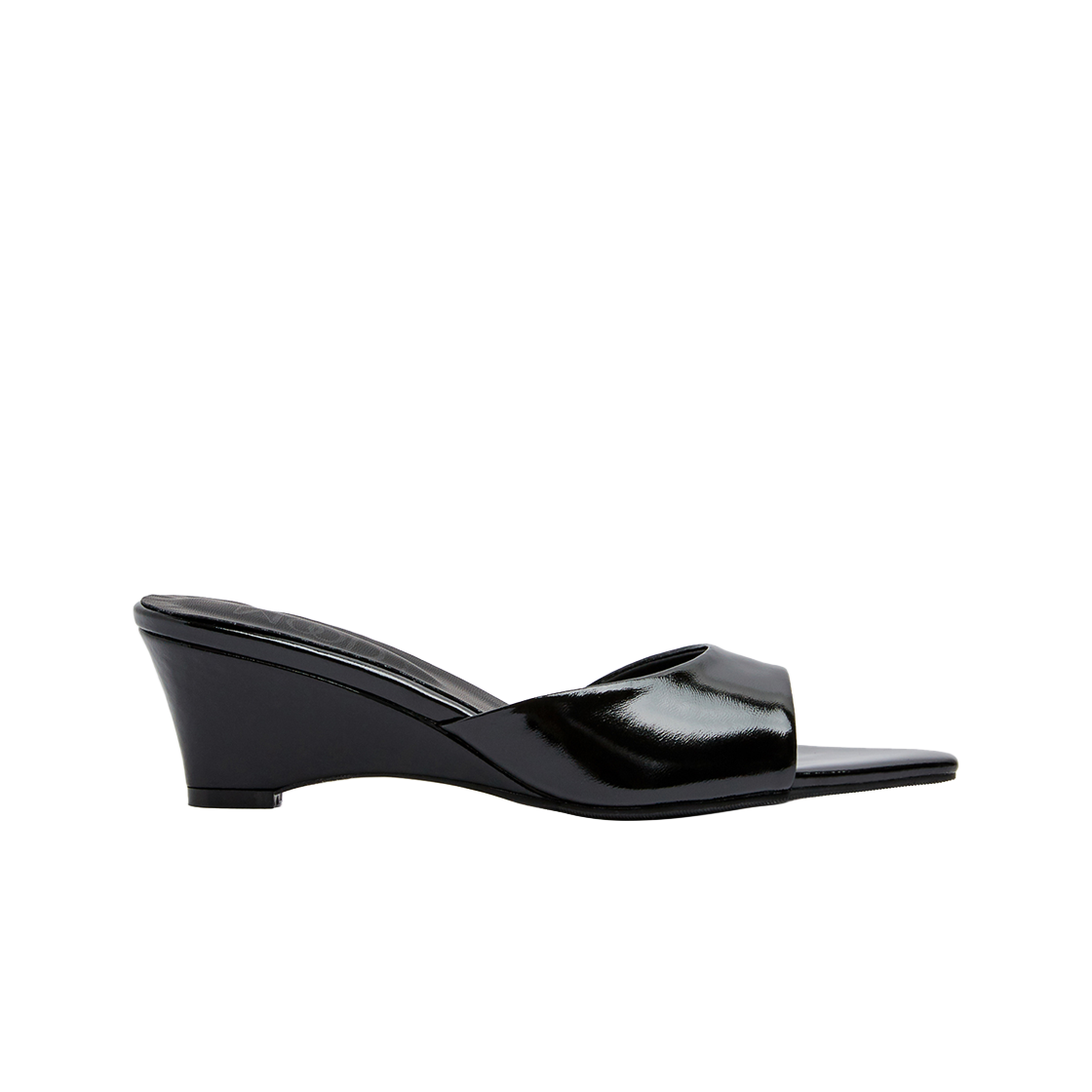 무드나잇 리타 클린 웨지 뮬 l 블랙(Moodnight Lita Clean Wedge Mules l Black)