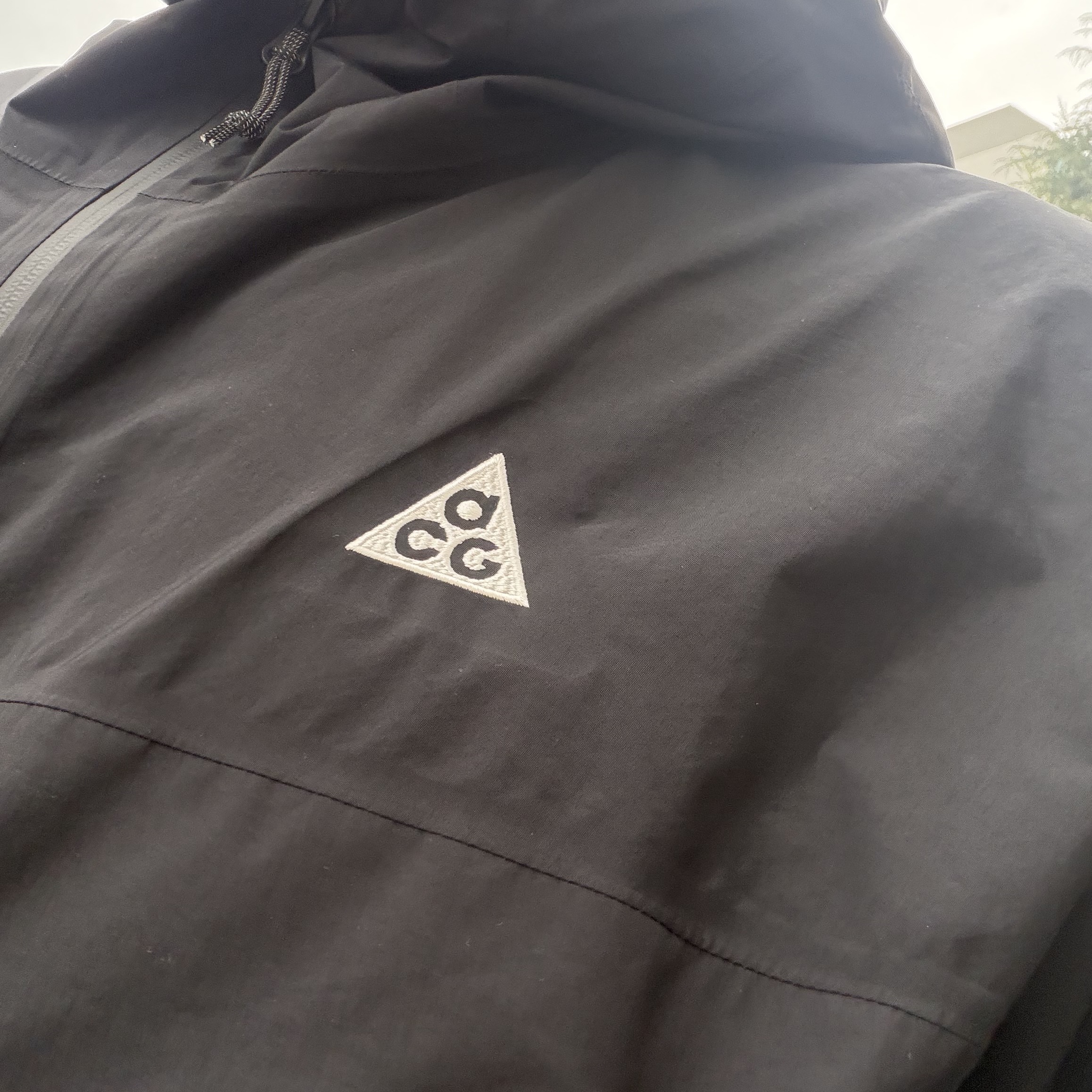 Nike ACG Morpho Storm-Fit ADV Rain Jacket Black - Asia 착용 스타일