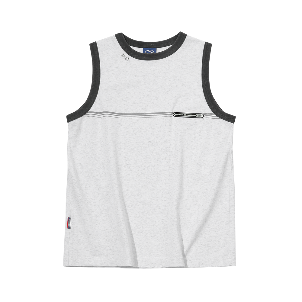 스포츠챔버 3포인트 슬리브리스 1% 그레이