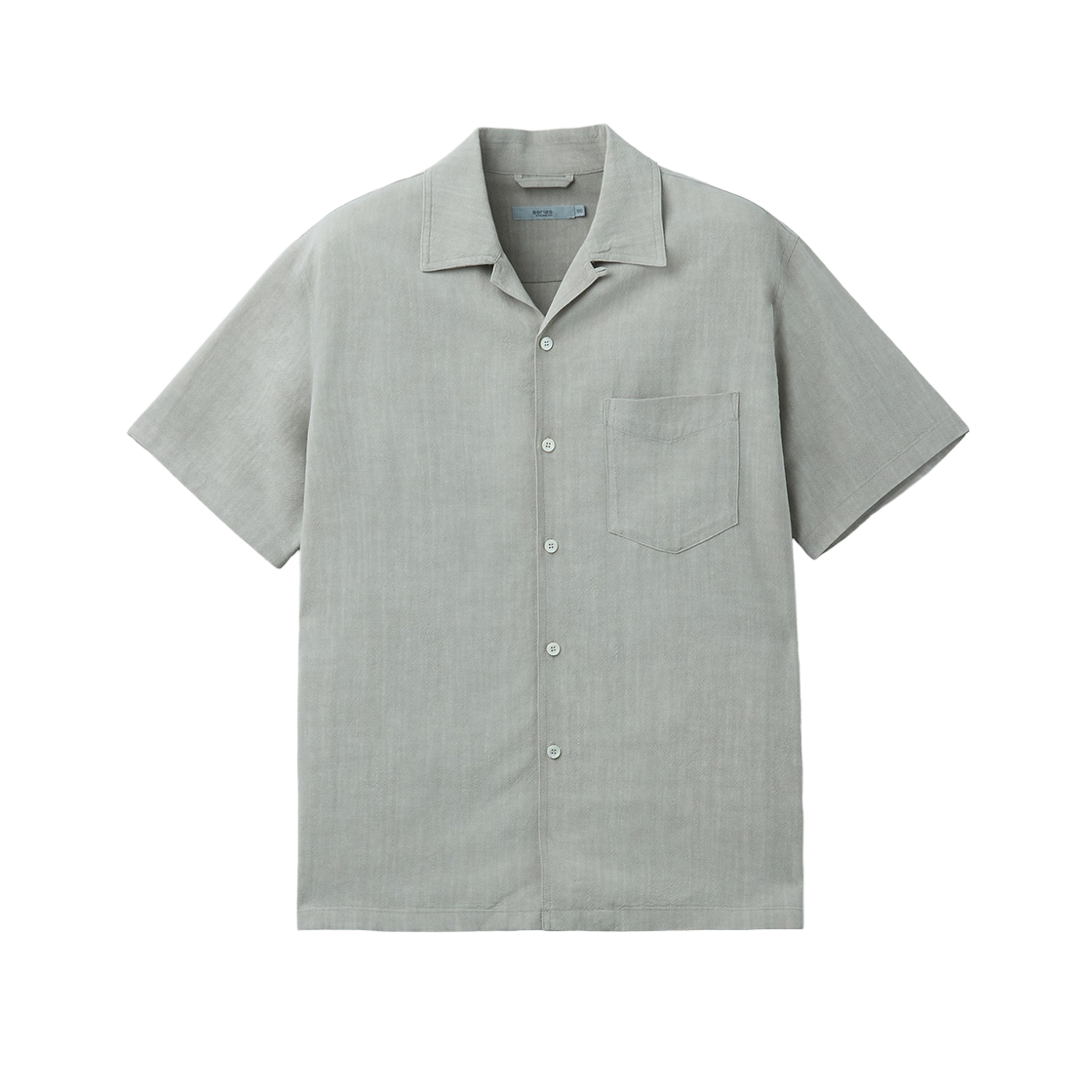시리즈 다잉 오픈 카라 반팔 셔츠 베이지(SERIES Dyed Open Collar Short Sleeve Shirt Beige) - 1