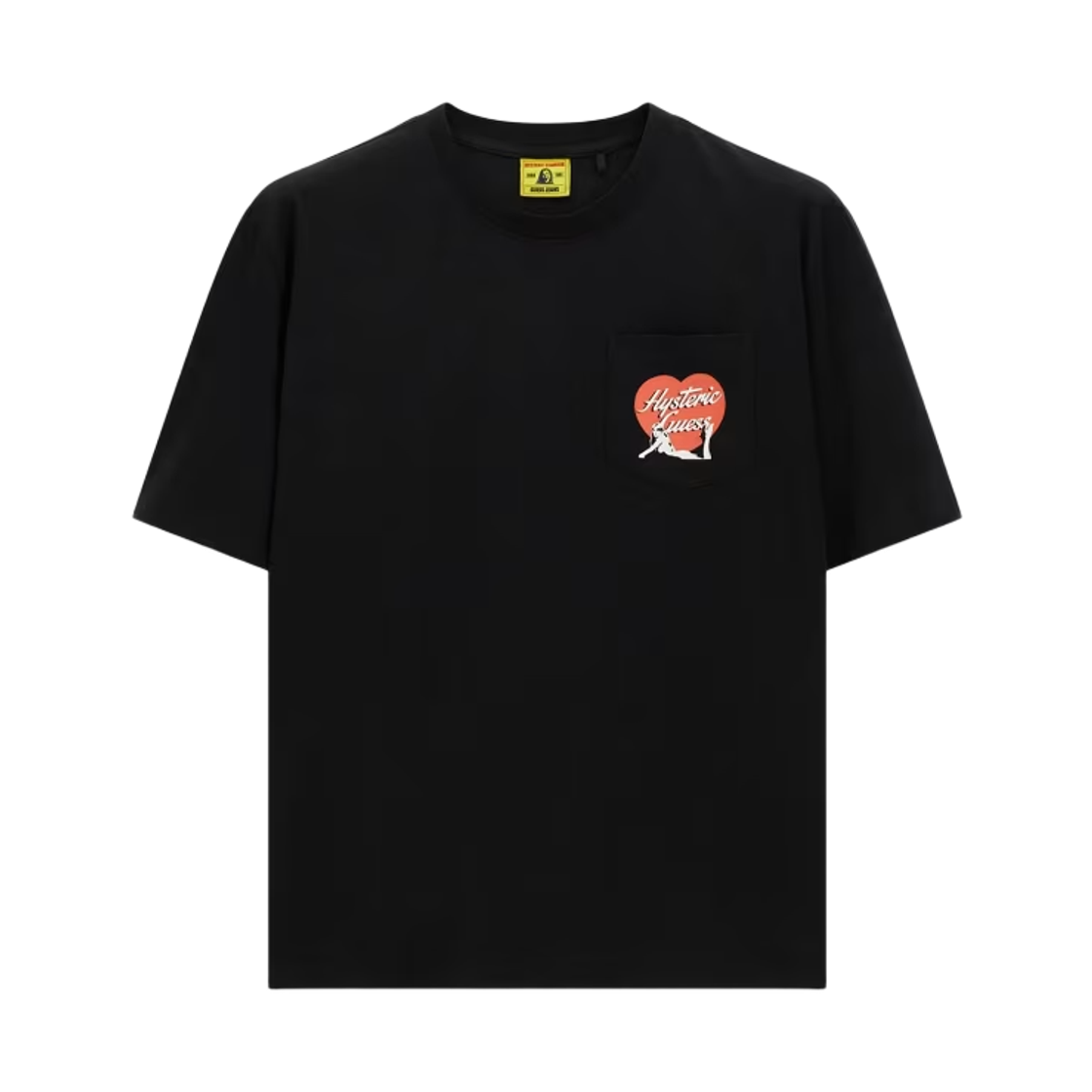 게스 진 x 히스테릭 글래머 프린티드 티셔츠 블랙 멀티(GUESS Jeans x Hysteric Glamour Printed T-Shirt Black Multi)