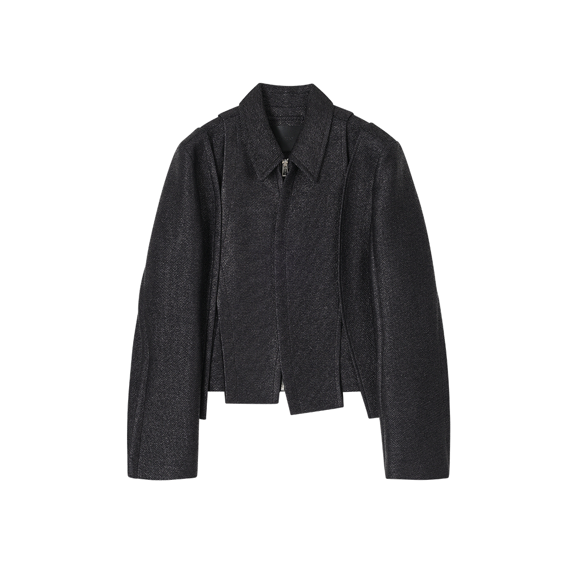 (W) 송지오 컬렉션 폴립틱 트위드 자켓 블랙((W) SONGZIO COLLECTION Polyptych Tweed Jacket Black) - 1