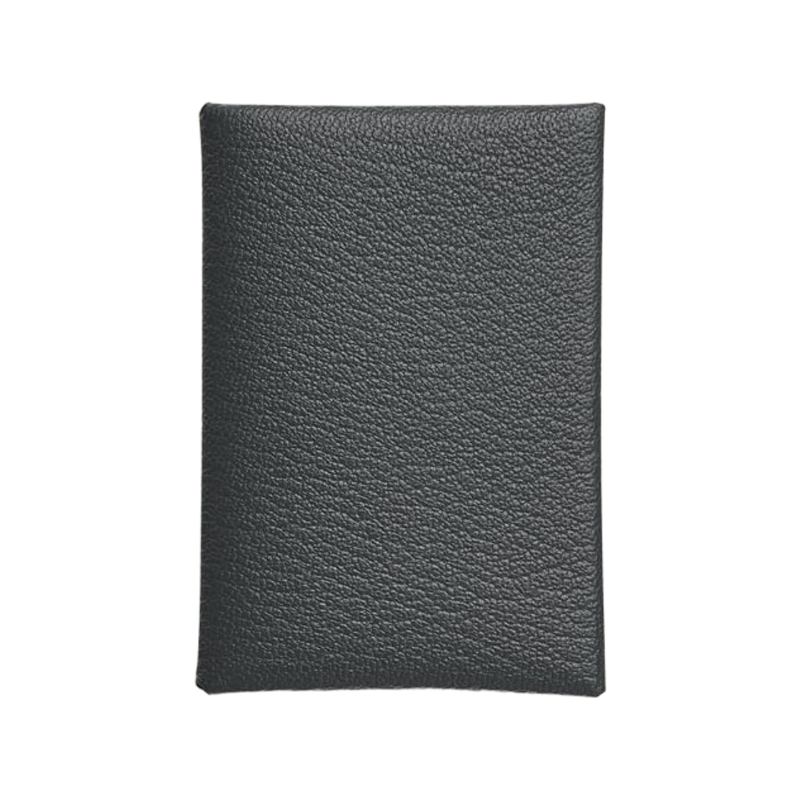 H082977CKH0 Hermes Calvi Duo Compact Card Holder Mysore Goatskin & Palladium Gris Misty