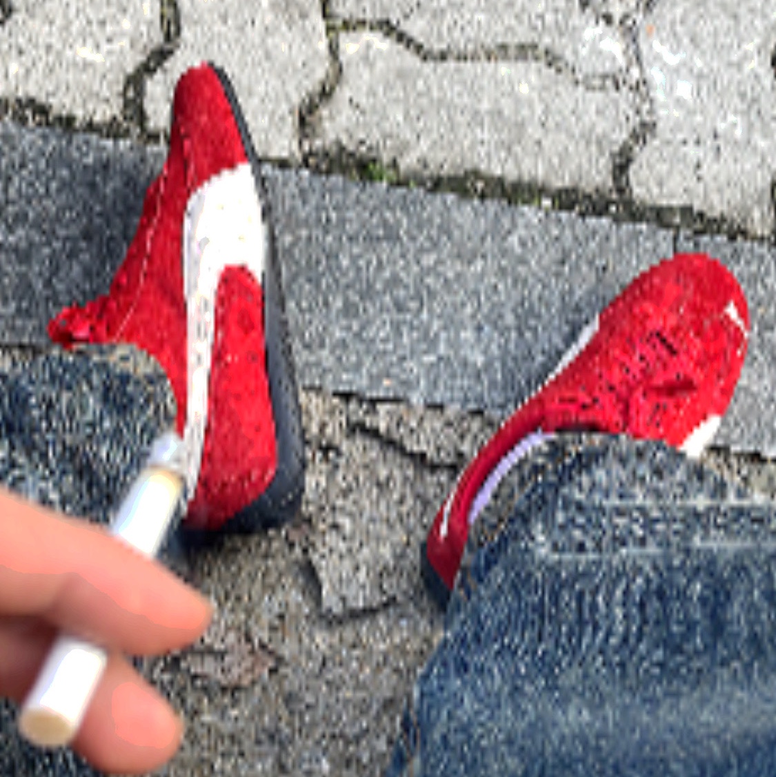 Puma Speedcat OG Red White 착용 스타일