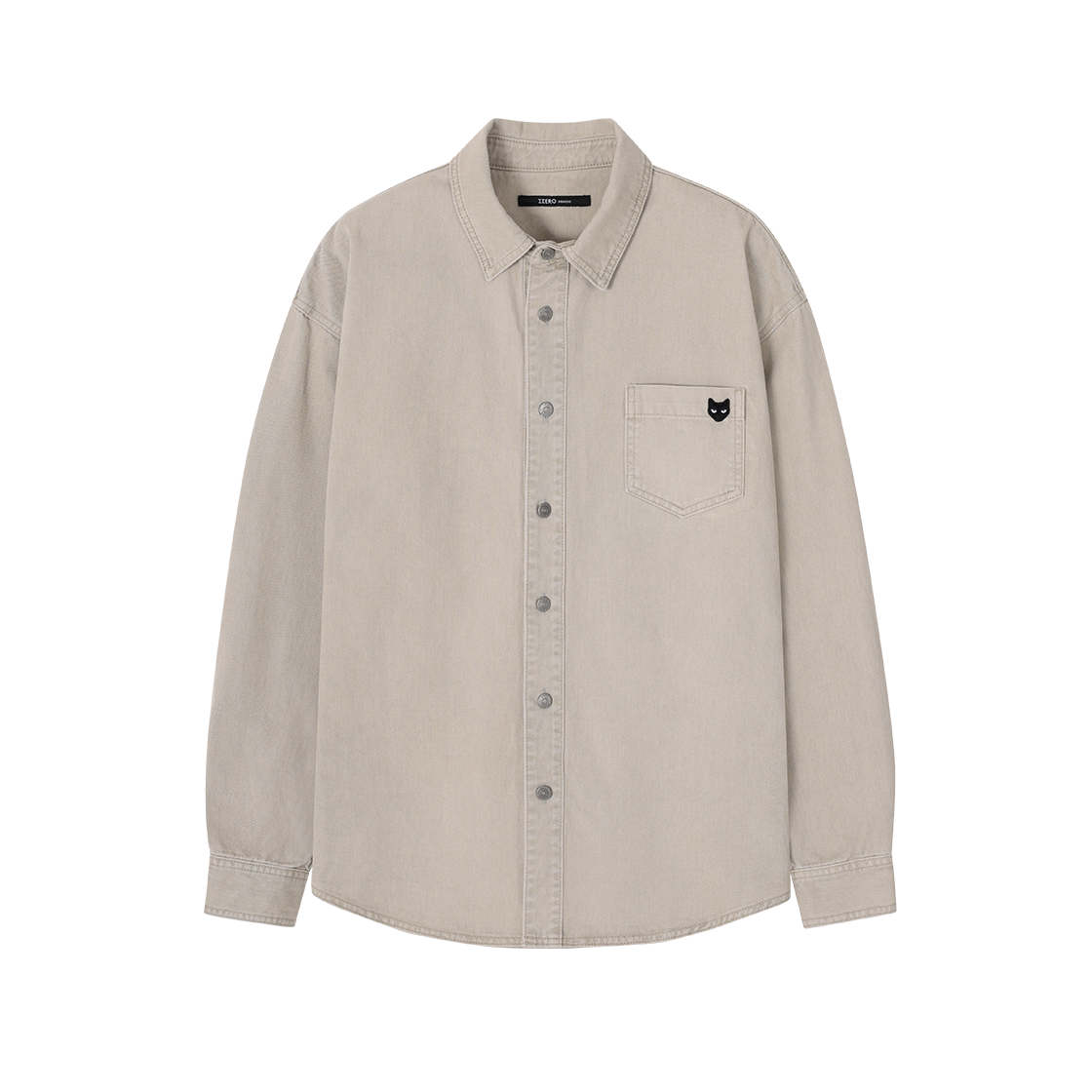 SI2SH821BE SONGZIO ZZERO Panther Denim Shirt Beige