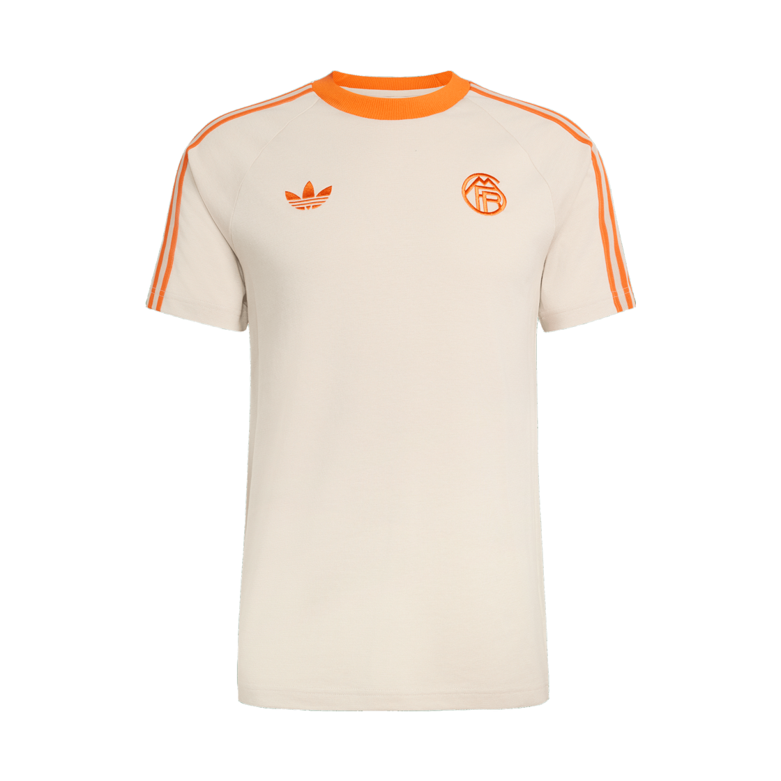 JZ2731 Adidas FC Bayern Originals T-Shirt Beige - US Sizing (Non Marking Ver.)