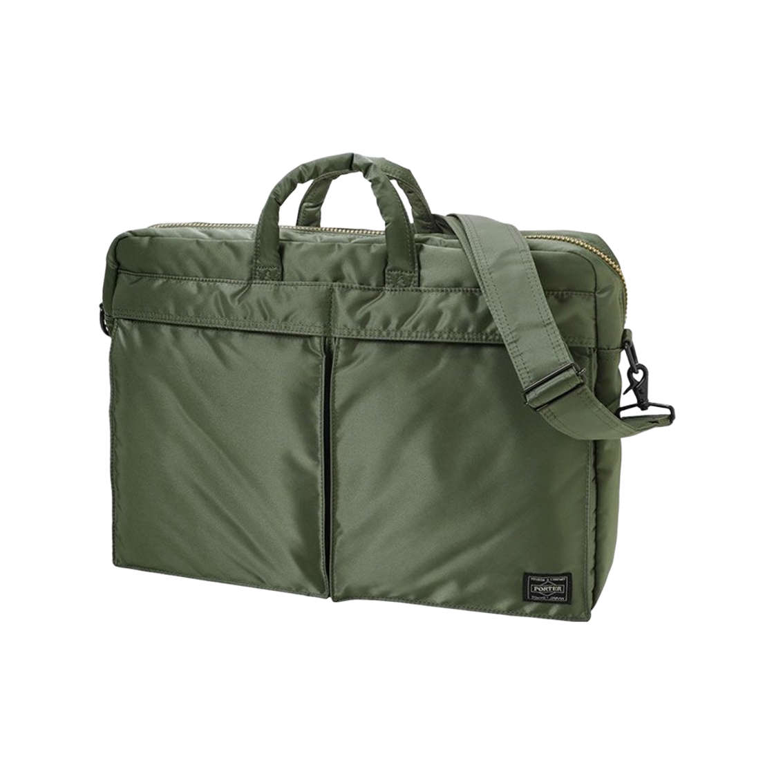622-69311 Porter Tanker 2Way Briefcase Sage Green