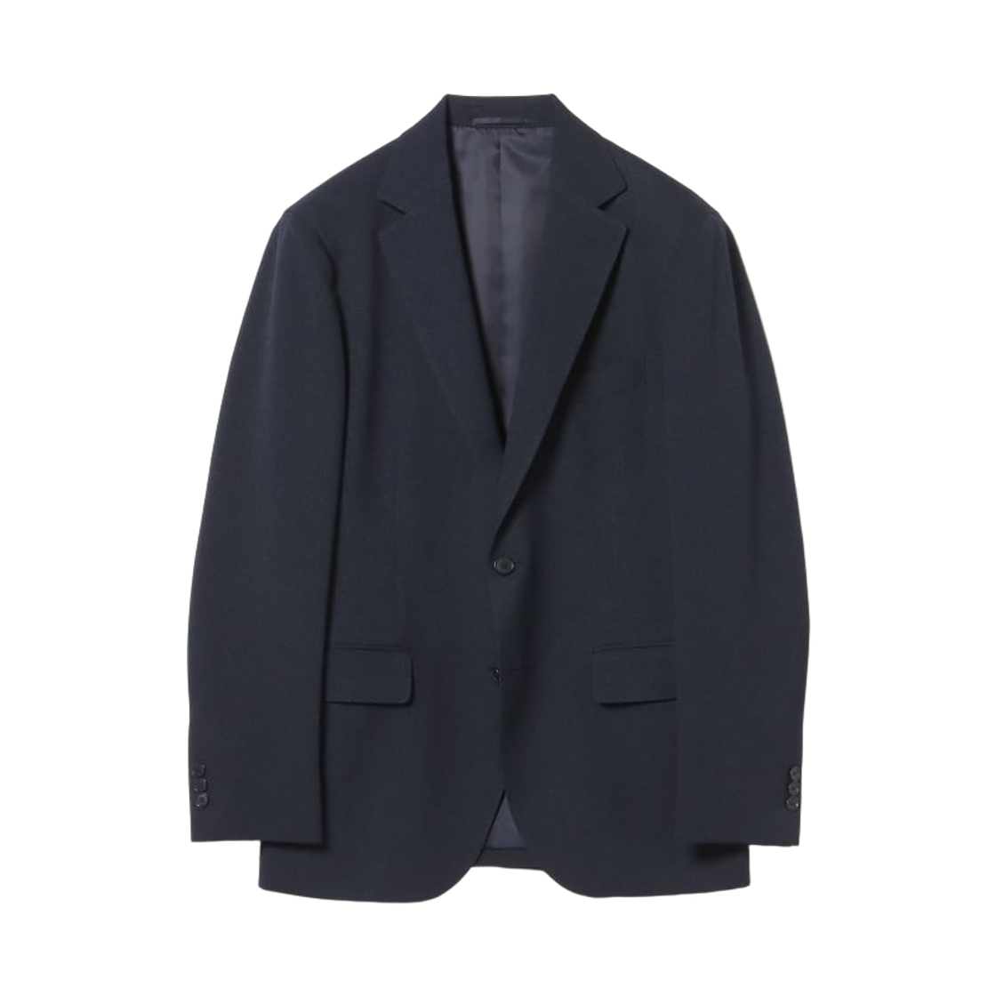빔즈 하트 핀헤드 트래블 투버튼 자켓 네이비(Beams Heart Pinhead Travel 2-Button Jacket Navy) - 1