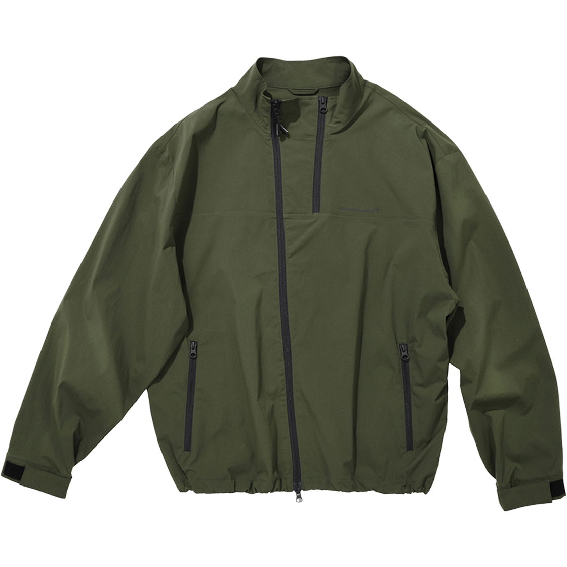 록히드마틴 다이아고널 집 윈드브레이커 카키