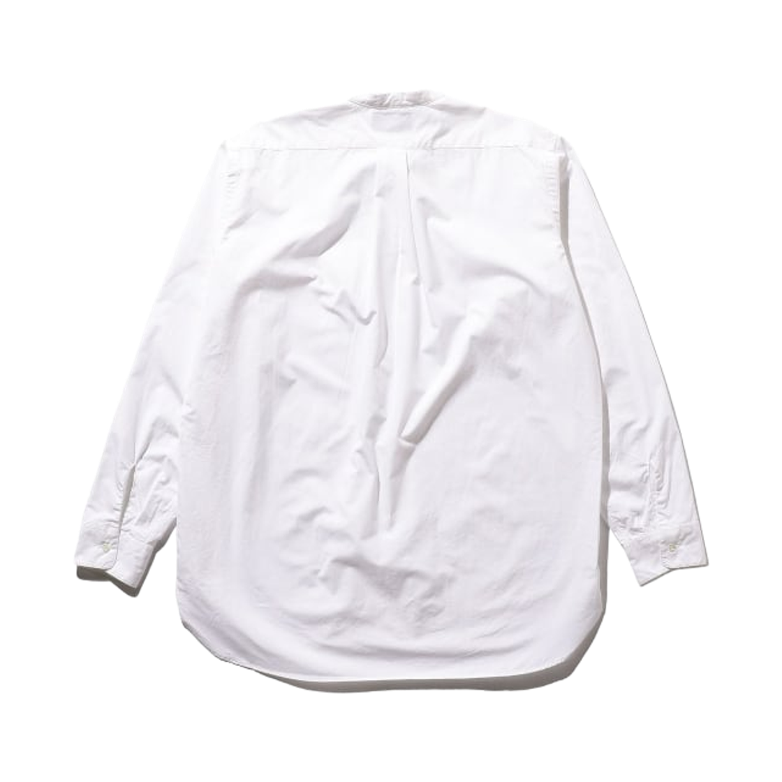 빔즈 플러스 밴드 칼라 120/3 브로드 클래식 핏 셔츠 화이트(Beams Plus Band Collar 120/3 Broad Classic Fit Shirt White) - 2