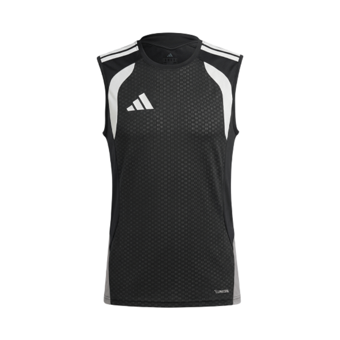 아디다스 티로 26 컴피티션 슬리브리스 저지 블랙 라이트 오닉스 - US 사이즈(Adidas Tiro 26 Competition Sleeveless Jersey Black Light Onix - US Sizing)