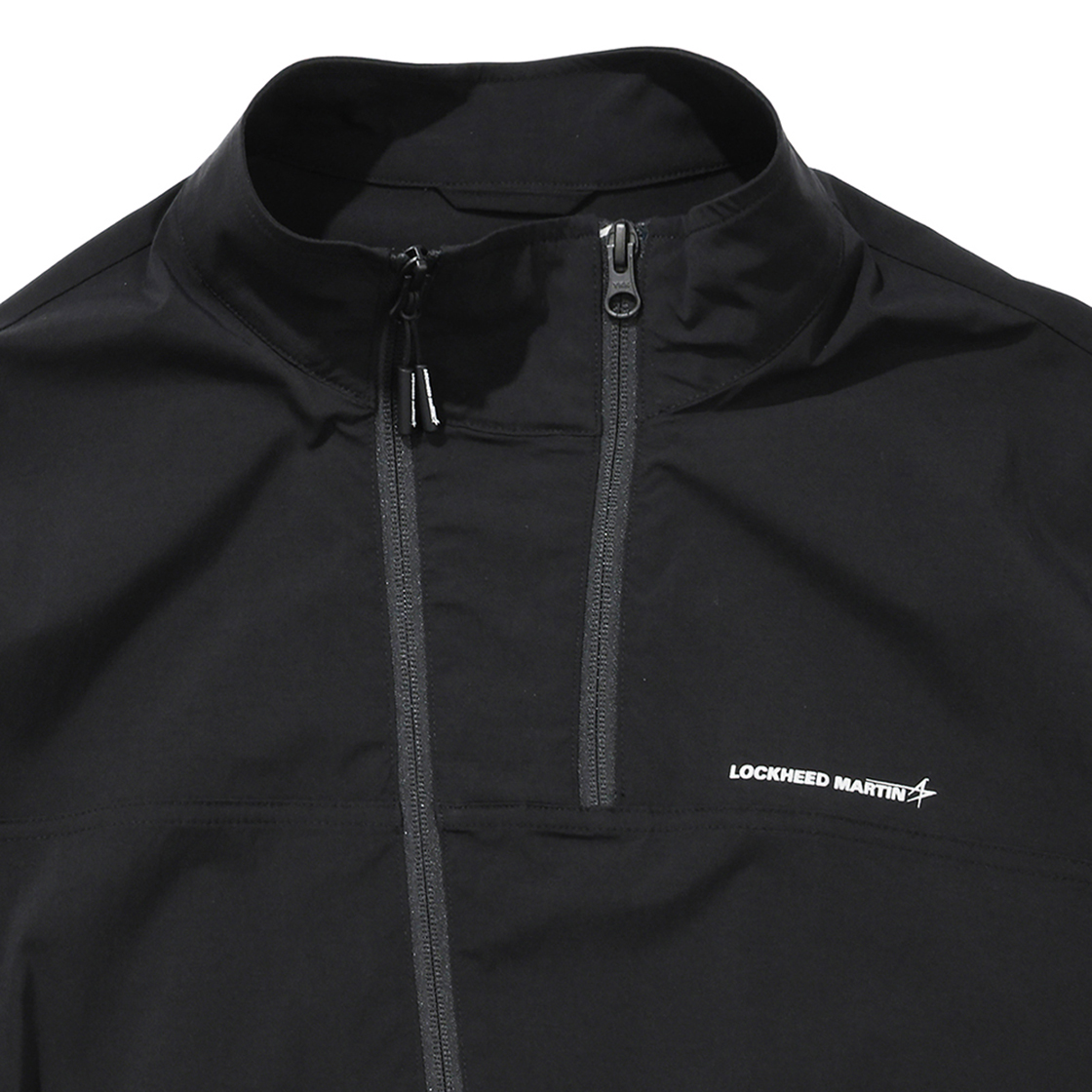 록히드마틴 다이아고널 집 윈드브레이커 블랙(LOCKHEED MARTIN Diagonal Zip Windbreaker Black) - 3