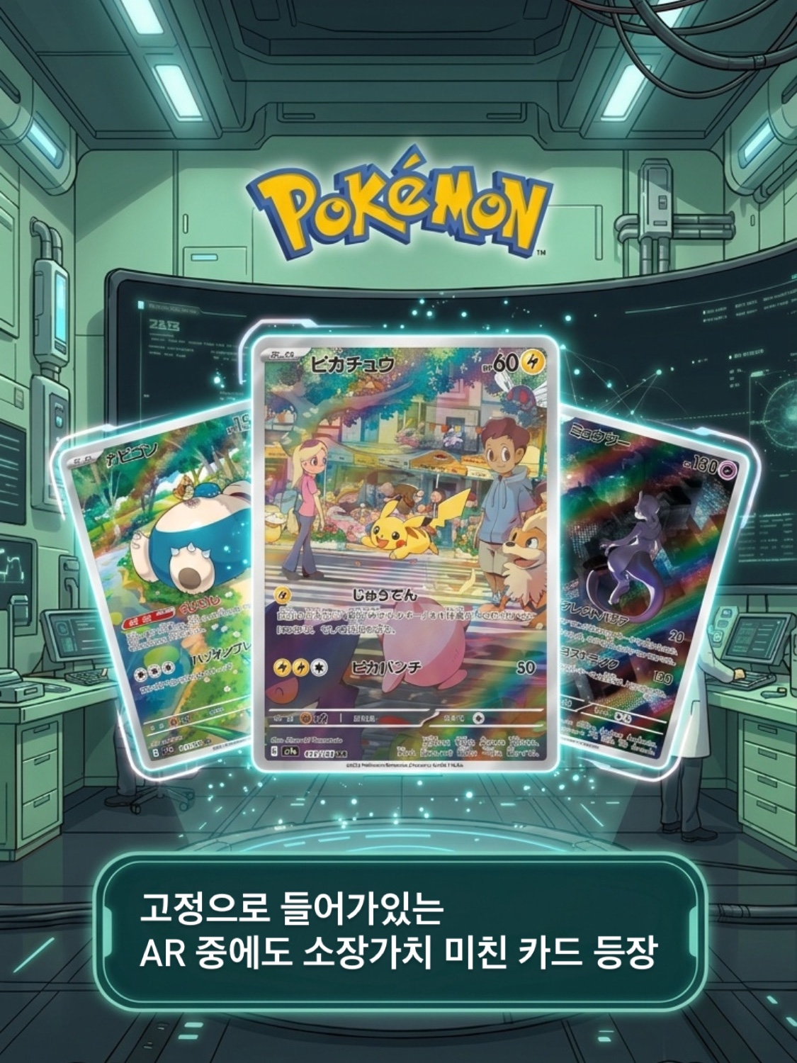 Pokemon TCG Gengar R Masterball Mirror Pokemon Card 151 (Japanese Ver.), Pokemon TCG Mewtwo R Masterball Mirror Pokemon Card 151 (Japanese Ver.) 착용 스타일 - 5