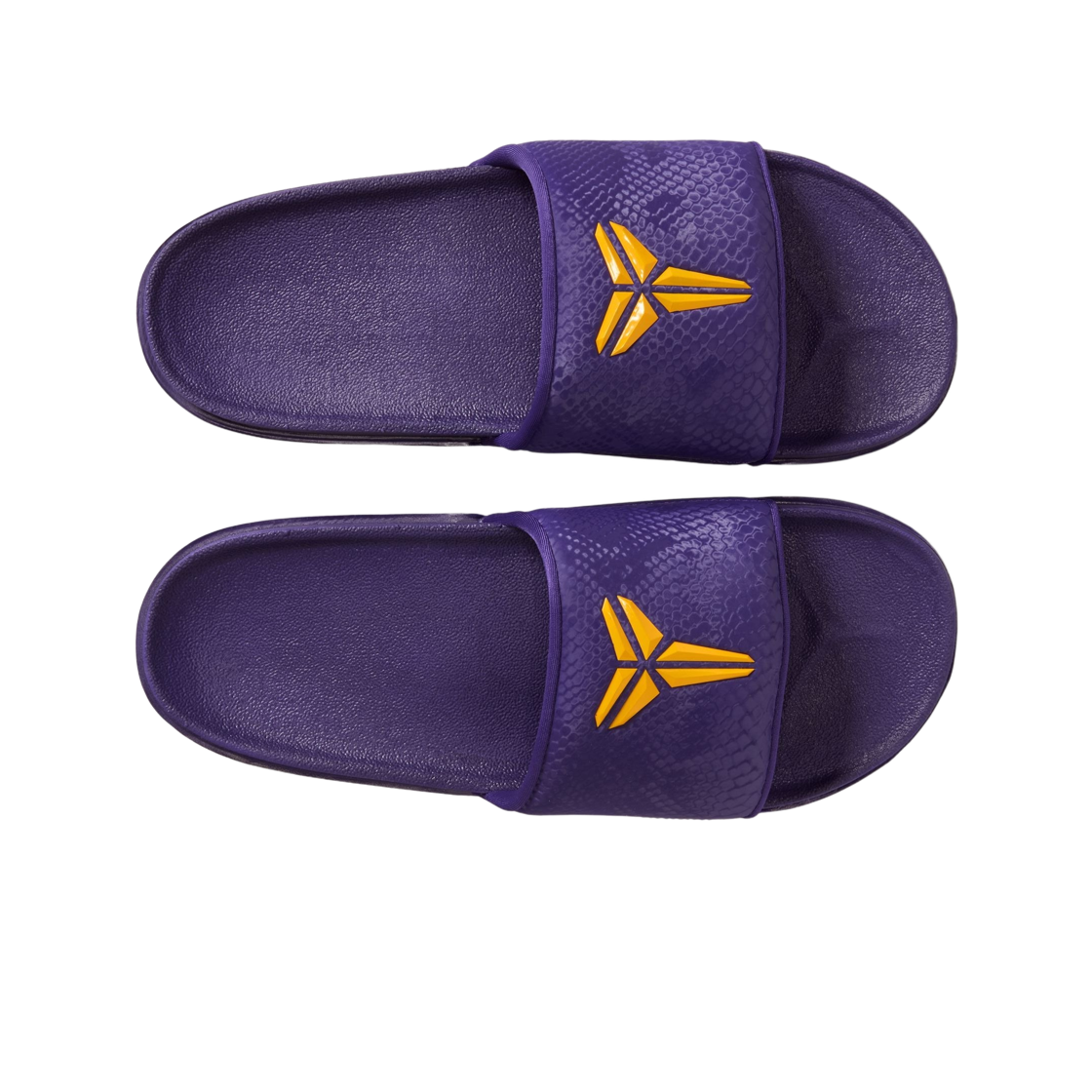나이키 코비 오프코트 슬라이드 코트 퍼플 유니버시티 골드(Nike Kobe Offcourt Slide Court Purple University Gold) - 2