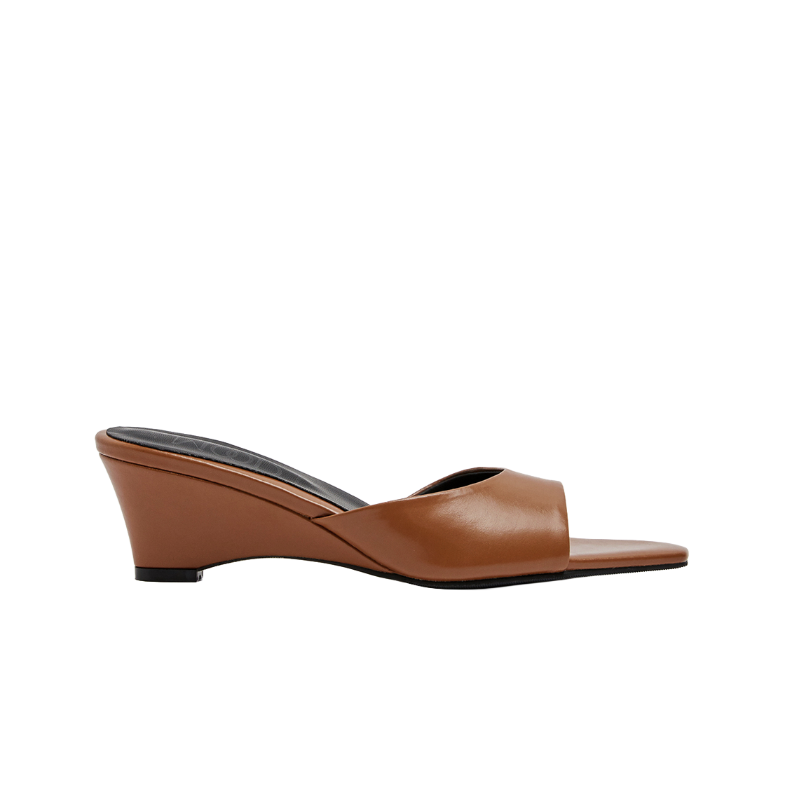 무드나잇 리타 클린 웨지 뮬 l 카멜(Moodnight Lita Clean Wedge Mules l Camel) - 1