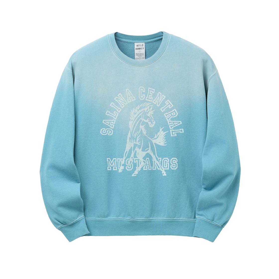 시리즈 와일드 동키 살리나 워시드 크루넥 블루(SERIES Wild Donkey Salina Washed Crewneck Blue) - 1