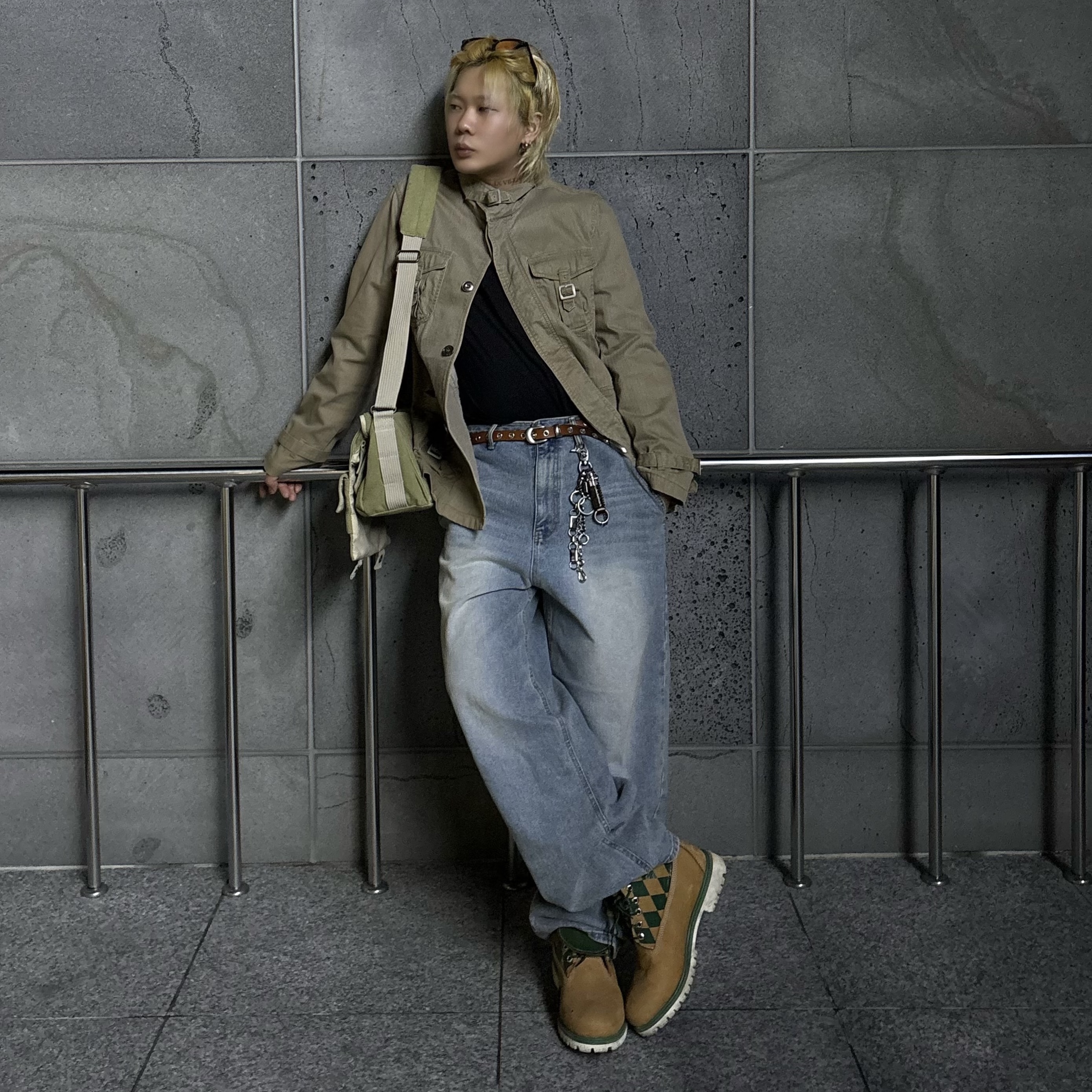 KASINA x Timberland 6 In Premium Vibram GTX Wheat 착용 스타일