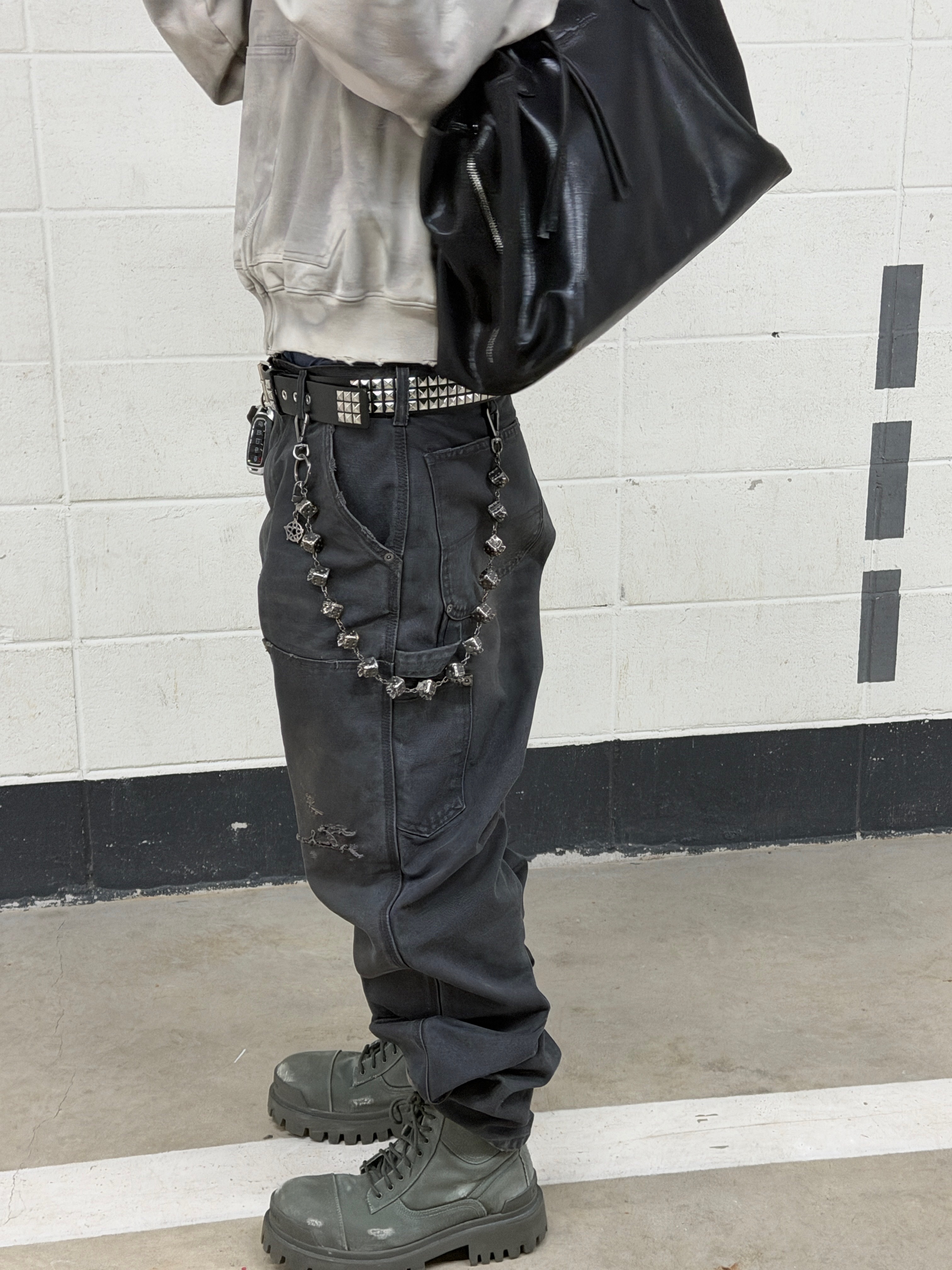 qualisartifexpereo VTG Double Knee Work Pants Graphite 착용 스타일 - 5