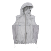 SPORT CHAMBER Light Active Hood Vest LIGHT GRAY