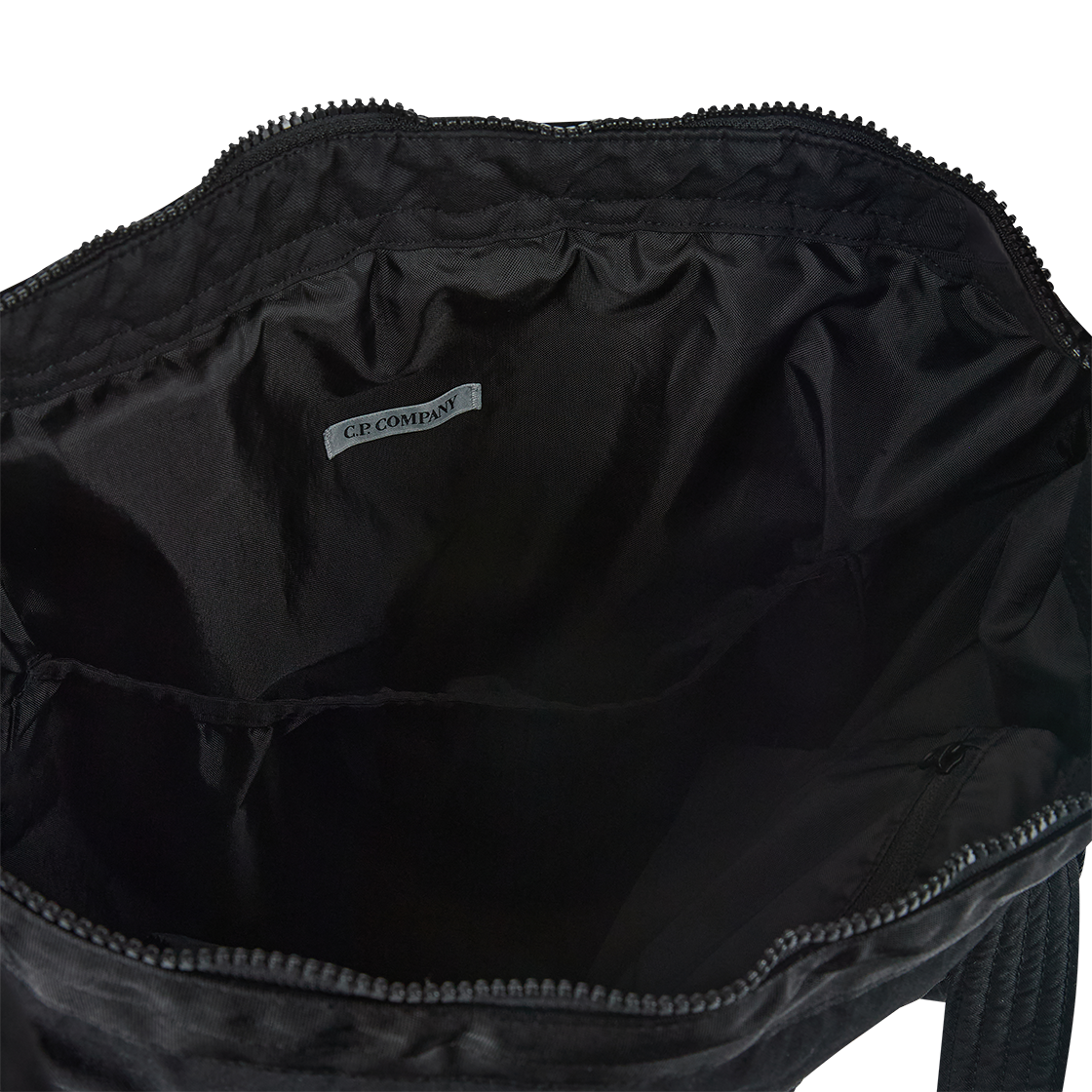 C.P. 컴퍼니 트윌 토트 백 블랙 - 26SS(C.P. Company Twill Tote Bag Black - 26SS) - 6