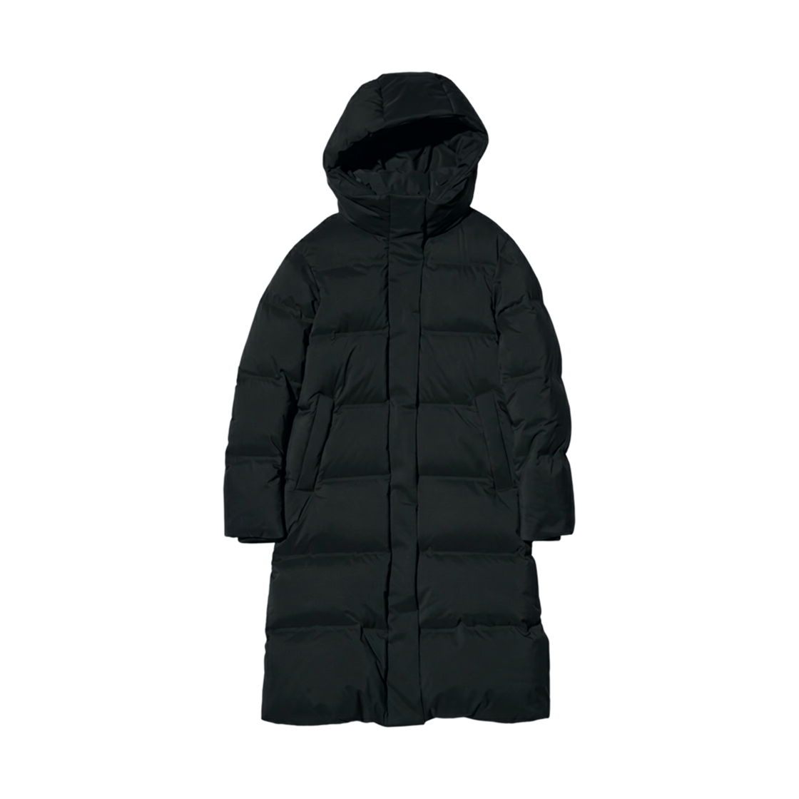 478579-09 (W) Uniqlo Seamless Down Long Coat Black - JP