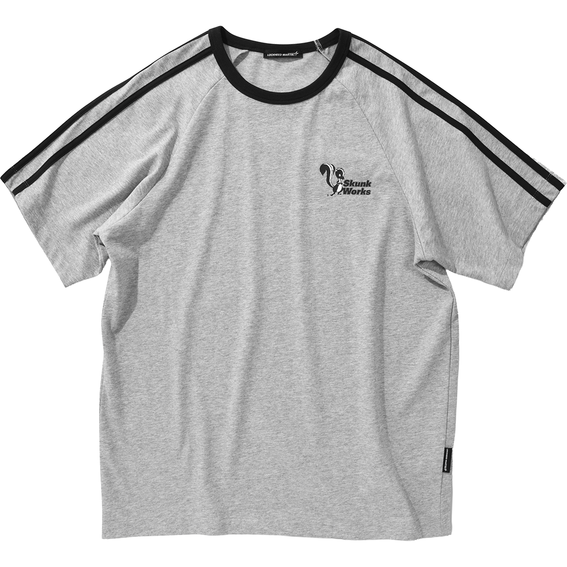 록히드마틴 LM 스컹크 워크 그래픽 티 그레이