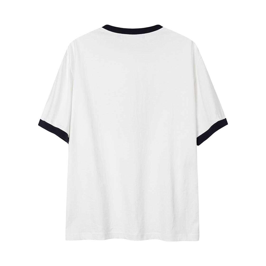 플레이버리즘 빈티지 그래픽 링거 티셔츠 화이트 네이비(Flavorism VTG Graphic Linger T-shirt White Navy) - 2