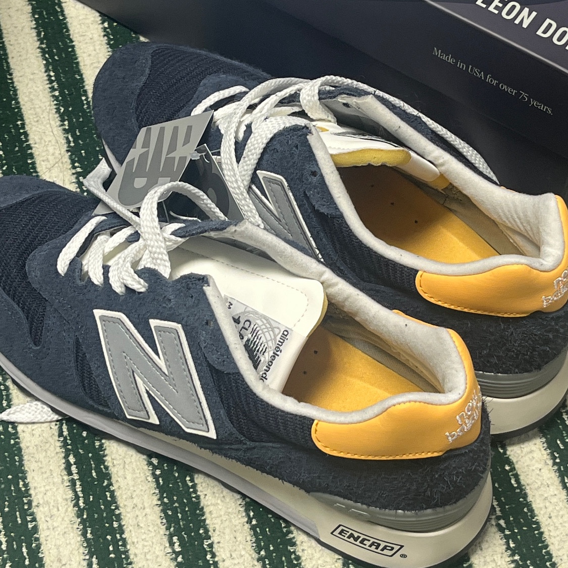 New Balance x Aime Leon Dore 1300 Made in USA Navy 착용 스타일