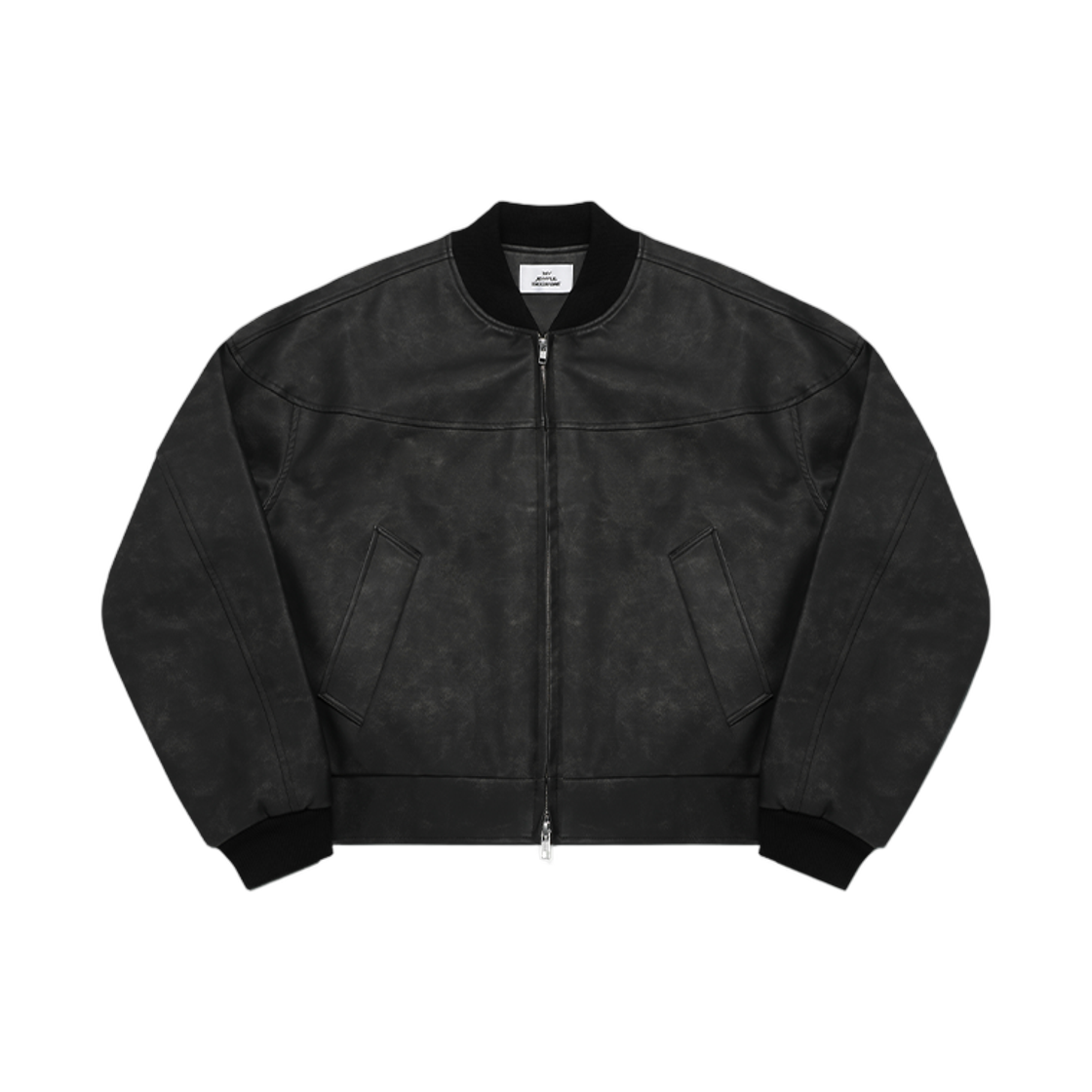 엠제이디 에코 레더 뱅어 자켓 블랙(MJD Eco Leather Banger Jacket Black)