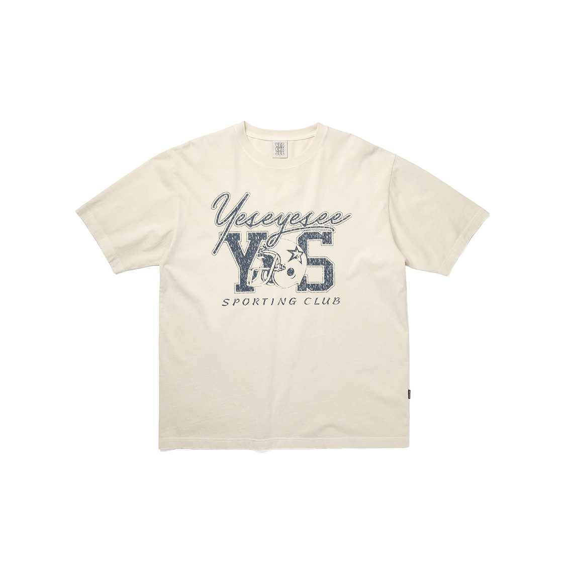[더블적립] 예스아이씨 예스 스포팅 클럽 티셔츠 네츄럴([더블적립] YESEYESEE Y.E.S Sporting Club Tee Natural)