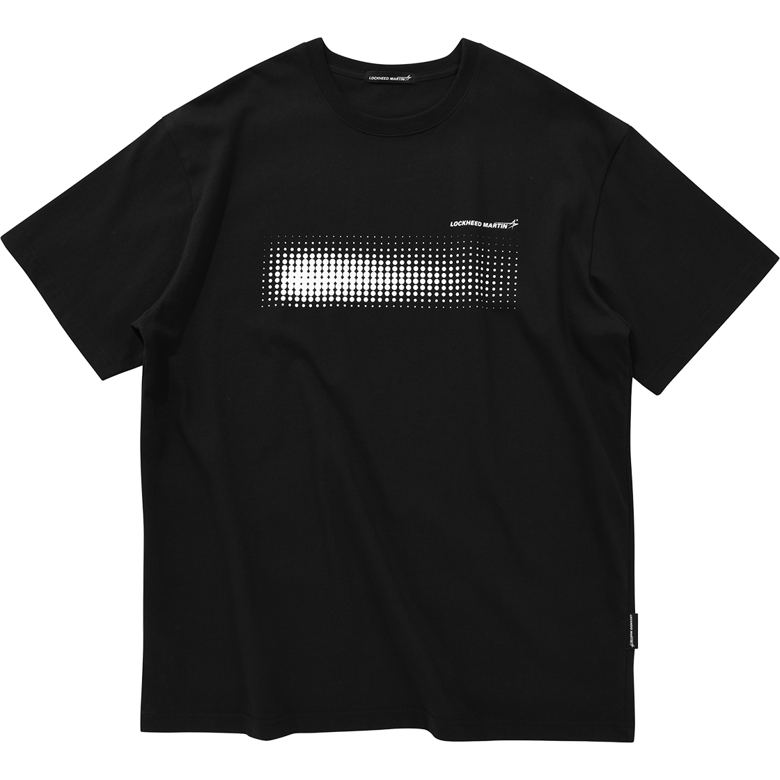 록히드마틴 닷츠 그래픽 프린티드 TS 블랙