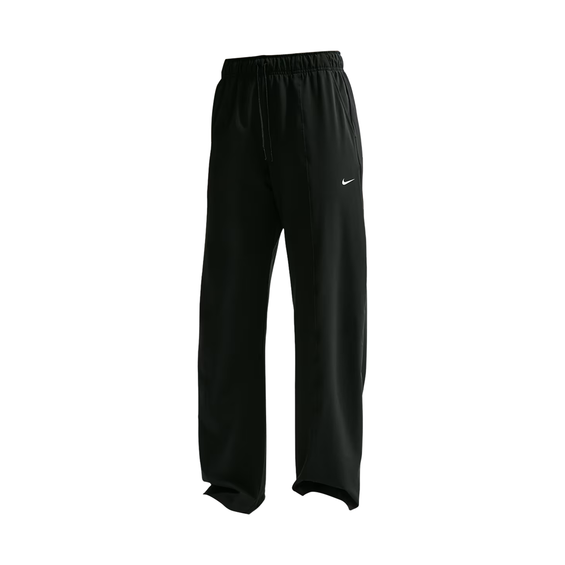 IQ0343-010 (W) Nike One Dri-Fit Woven Wide Leg Pants Black White - Asia
