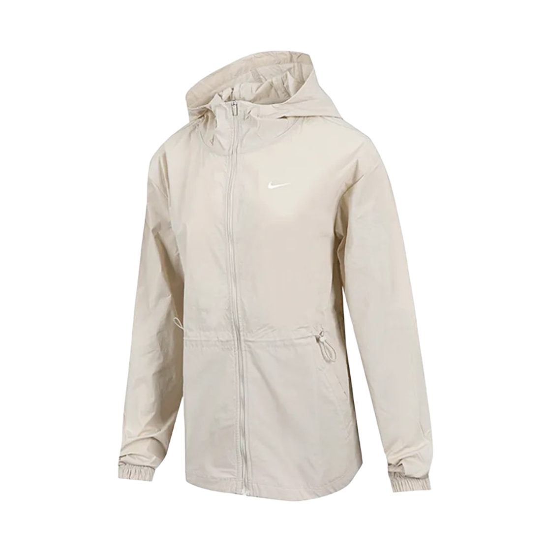 IF1167-104 (W) Nike One UV Hooded Training Jacket Light Orewood Brown White - Asia