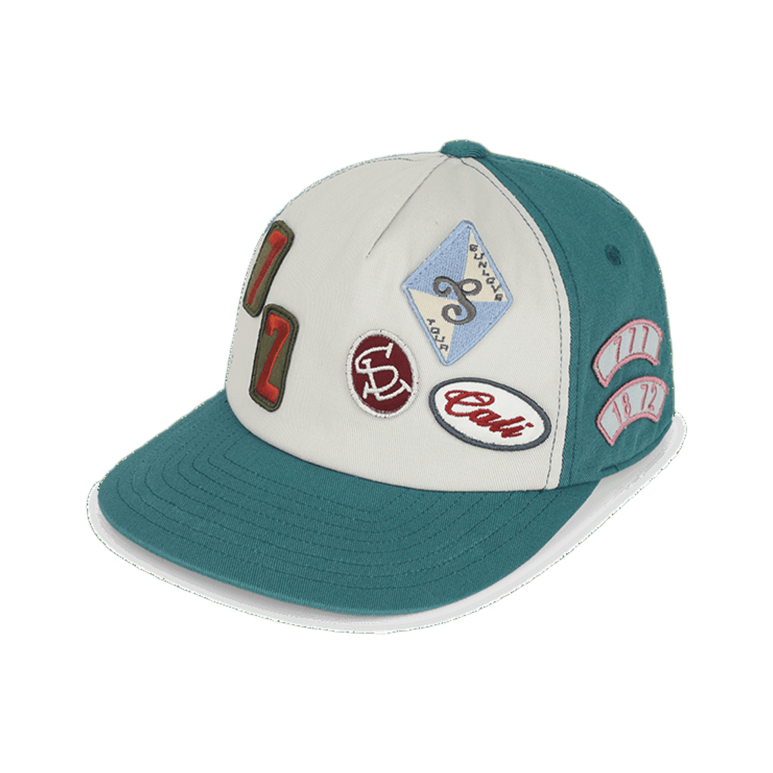 [트리플적립] 썬러브 멀티 패치 트러커 캡 그린([트리플적립] SUNLOVE Multi Patch Trucker Cap Green) - 1