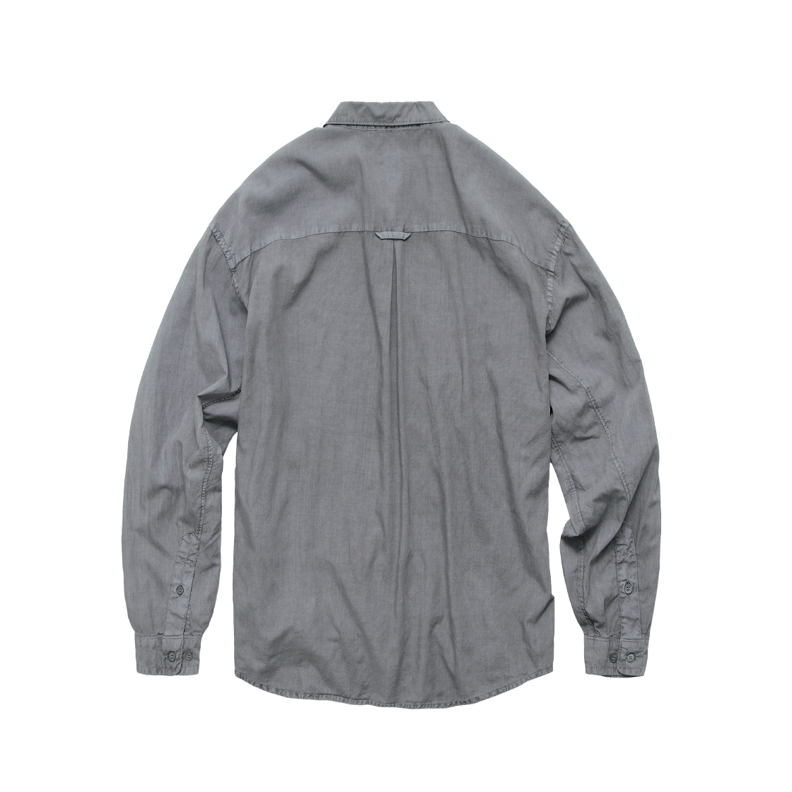 폴리테루 텐코 루즈드 셔츠 2.0 미드 그레이(Polyteru Tenco Loosed Shirt 2.0 Mid Gray) - 2