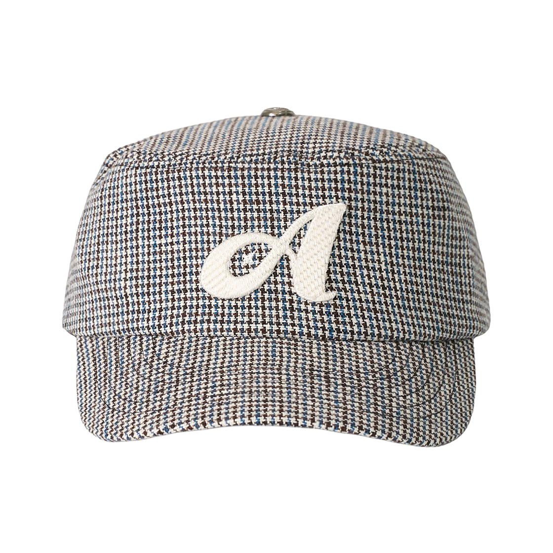 올인컴플리트 린넨 하운드투스 필박스 캡(Allincomplete Linen Houndstooth Pillbox Cap)