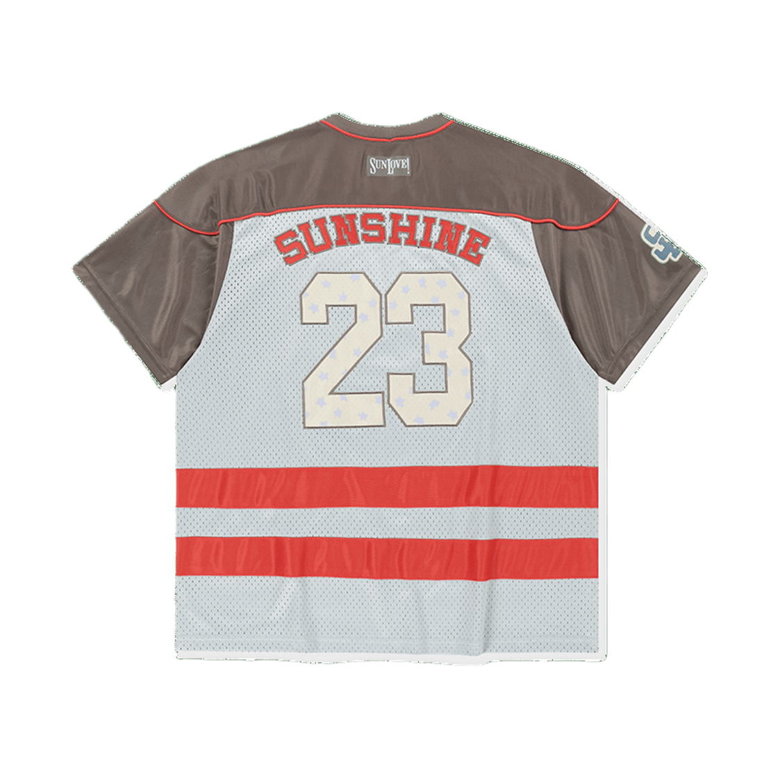 [트리플적립] 썬러브 23 스타 메쉬 티 라이트 그레이([트리플적립] SUNLOVE 23 Star Mesh Tee Light Grey) - 2