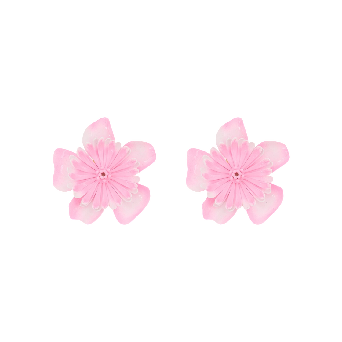 (W) 끌로에 블룸 이어링 푸시아 핑크((W) Chloe Bloom Earrings Fuchsia Pink) - 1