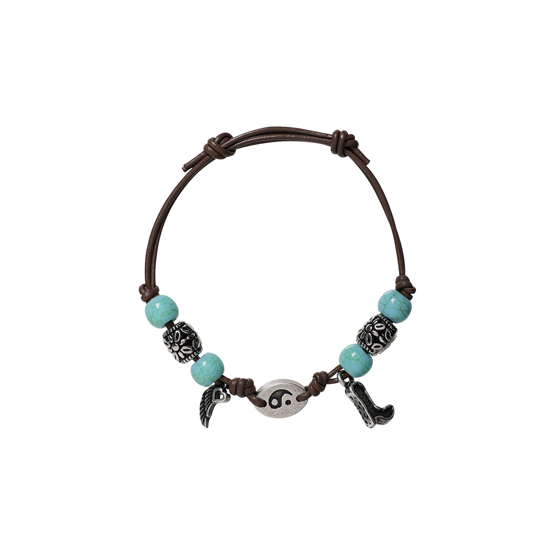 더바이닐하우스 TVH 웨스턴 브레이슬릿 브라운(Thevinylhouse TVH Western Bracelet Brown)