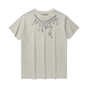 Thevinylhouse Necklace Vintage Slub Tee Beige