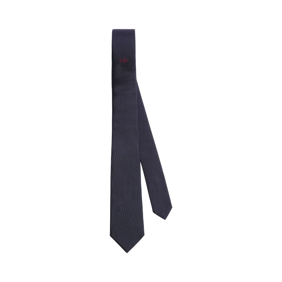 디올 CD 아이콘 타이 실크 네이비 블루(Dior CD Icon Tie Silk Navy Blue) - 1
