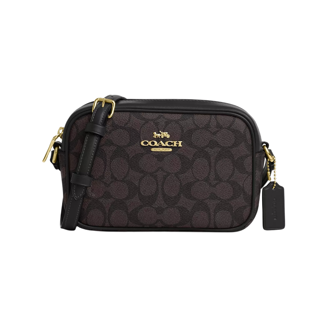CY752-IMXAQ Coach Mini Jamie Camera Bag in Signature Canvas Gold Walnut