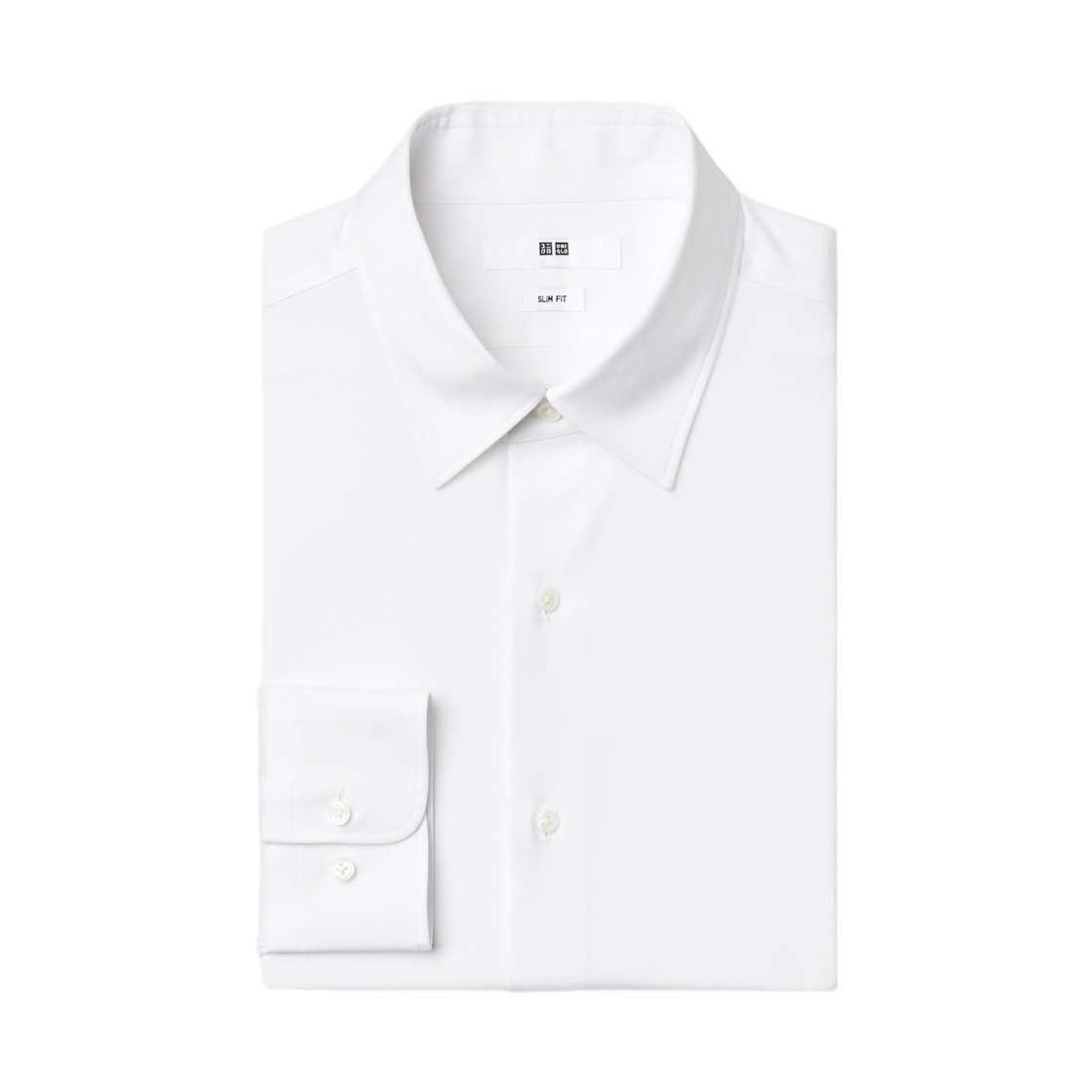 유니클로 파인 클로스 슬림 셔츠 레귤러 칼라 화이트 - JP(Uniqlo Fine Cloth Slim Shirt Regular Collar White - JP) - 2