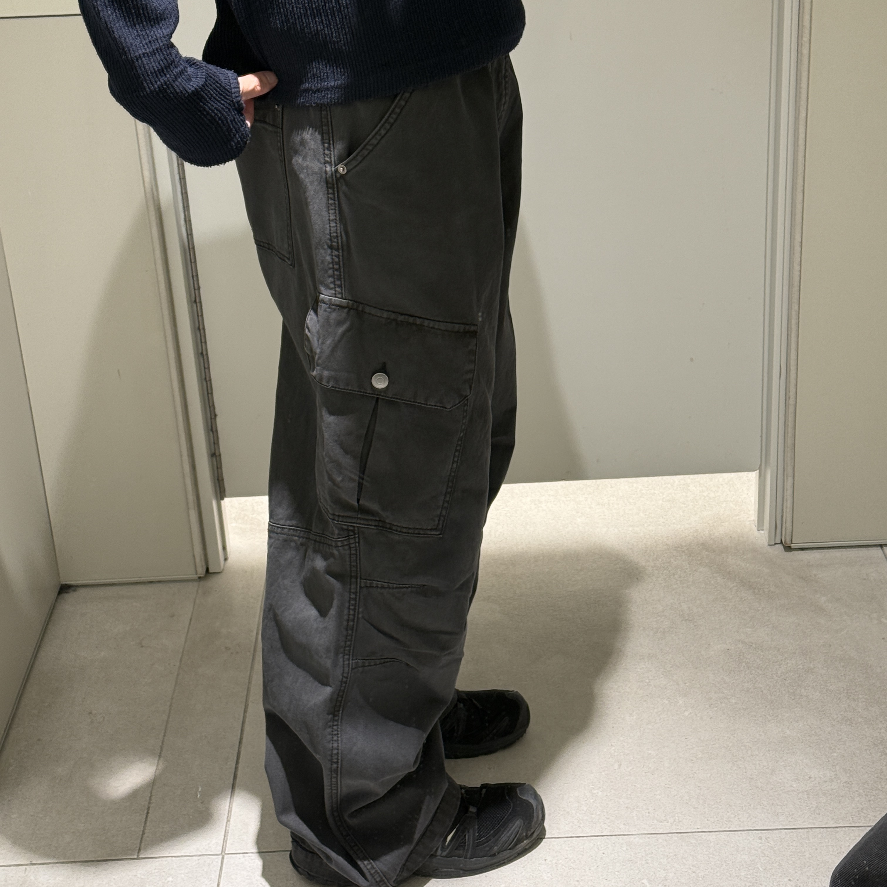 Salomon XA Pro 3D Black Magnet 착용 스타일