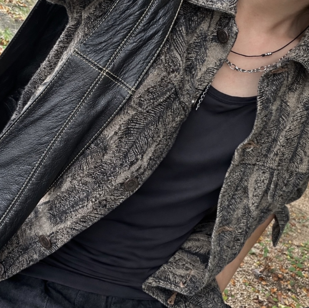 Kapital 12 oz. Feather Denim 3rd Jacket Indigo 착용 스타일