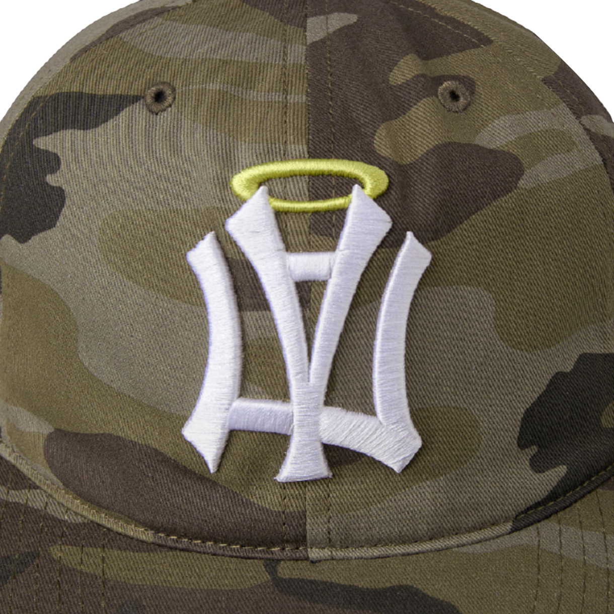[오프라인 전용] 에이이에이이 우먼 웹 로고 카모 5 패널 캡 그린 - 26SS([오프라인 전용] AEAE Women Web Logo Camo 5 Pannel Cap Green - 26SS) - 5