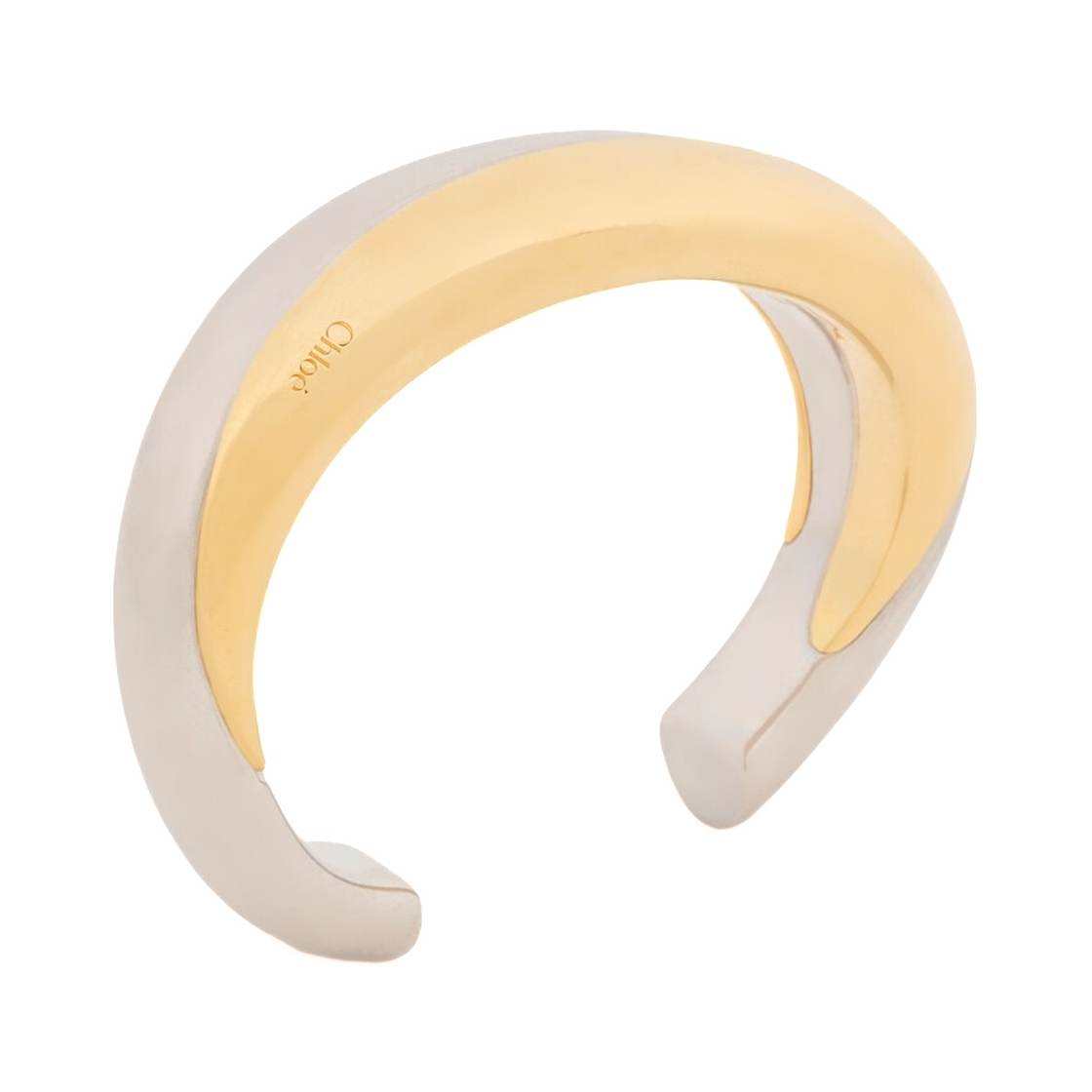 (W) 끌로에 글레이즈 커프 골드 실버((W) Chloe Glaze Cuff Gold Silver)