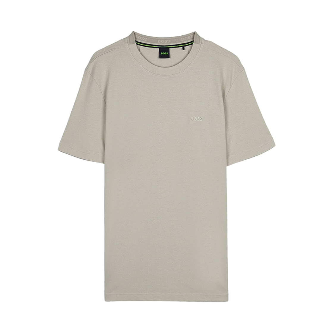 휴고 보스 로고 자카드 티셔츠 라이트 베이지(Hugo Boss Logo Jacquard T-Shirt Light Beige)