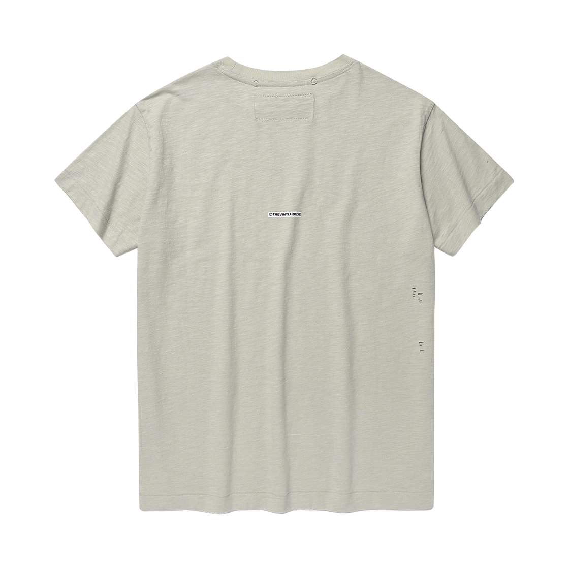 더바이닐하우스 넥크리스 빈티지 슬럽 티셔츠 베이지(Thevinylhouse Necklace Vintage Slub Tee Beige) - 2